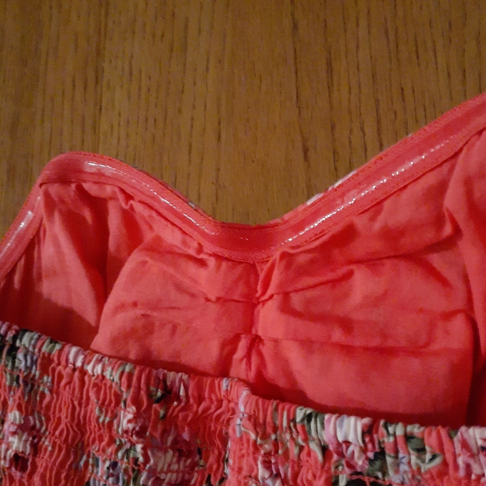 Strapless Mini Pink Summer Dress New - Picture 10 of 10